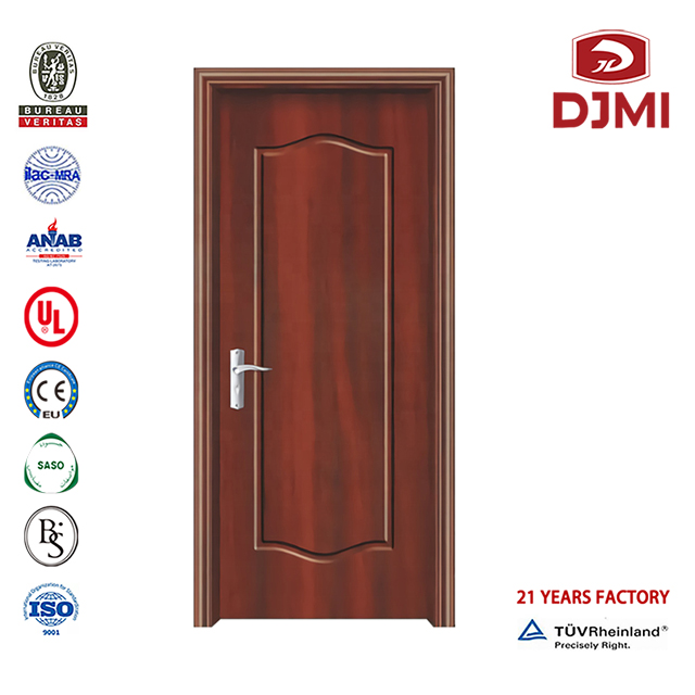 Porte en bois en PVC effet en bois noir avec cintre
