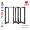 Aluminium lowes Portes pliantes intérieures en verre